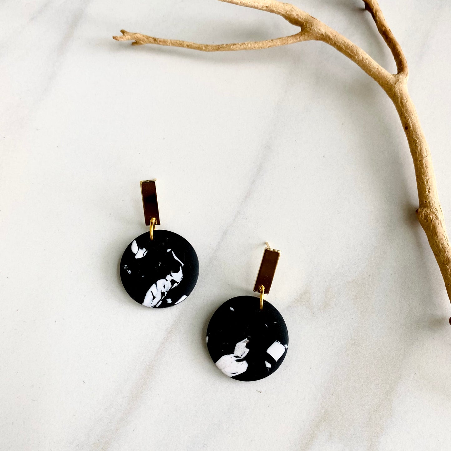 Black Hanover Print + Brass