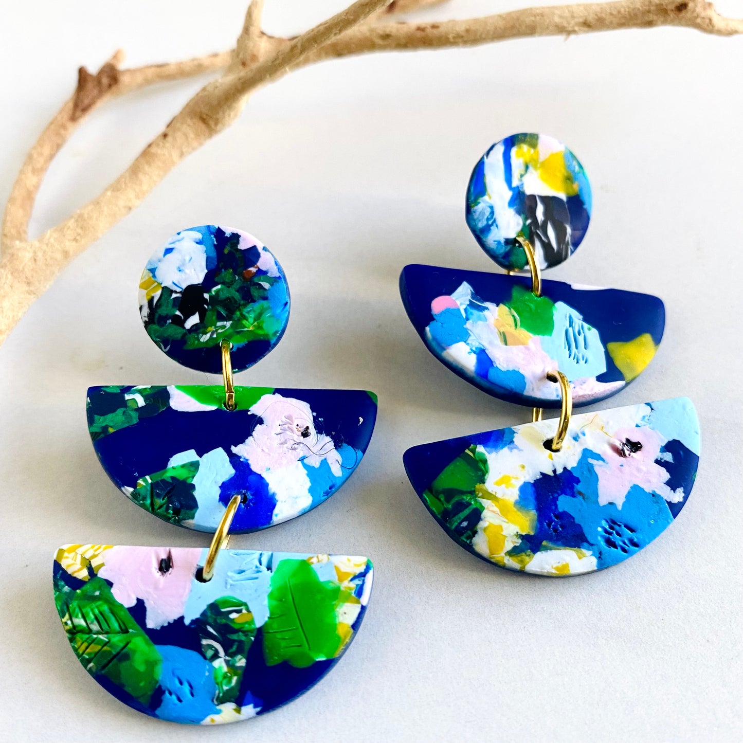 Halle // Garden Print Navy