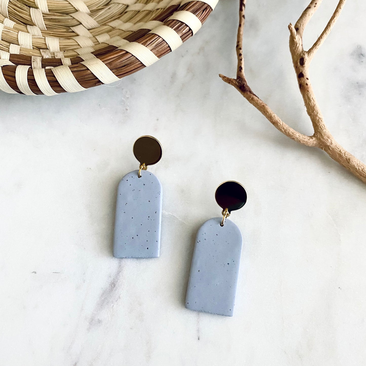 Gray + Brass