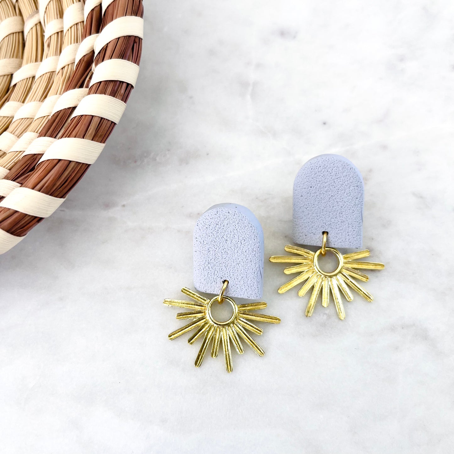 Gray + Brass Sunbeams