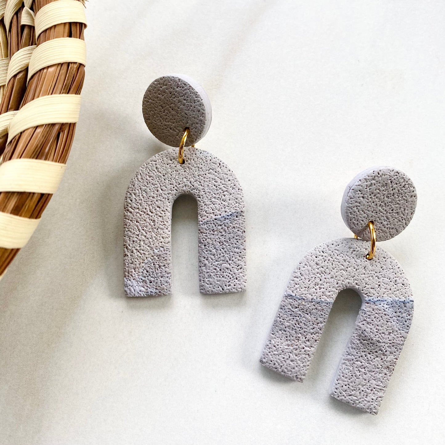Arches // Gray Print Textured