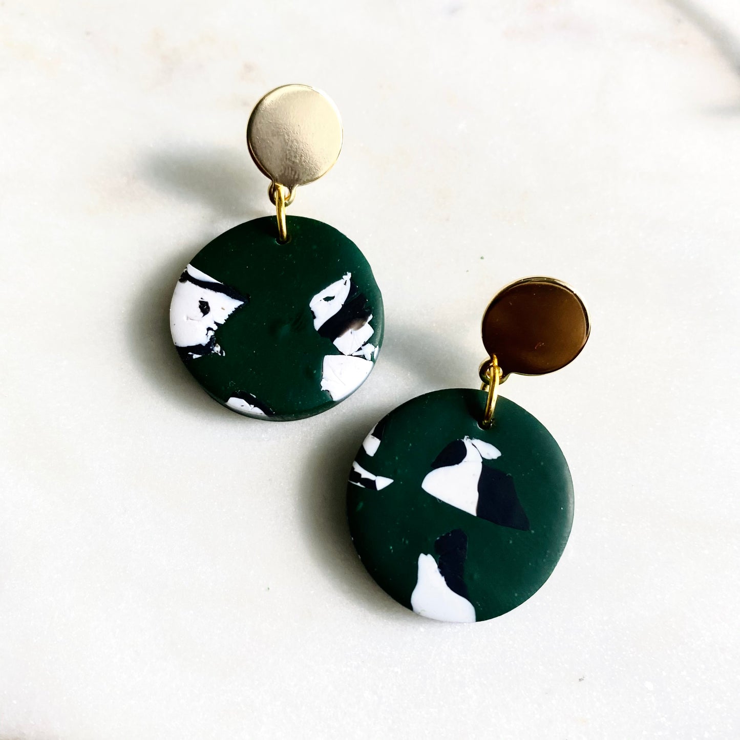 Dark Green Rho Print +Brass