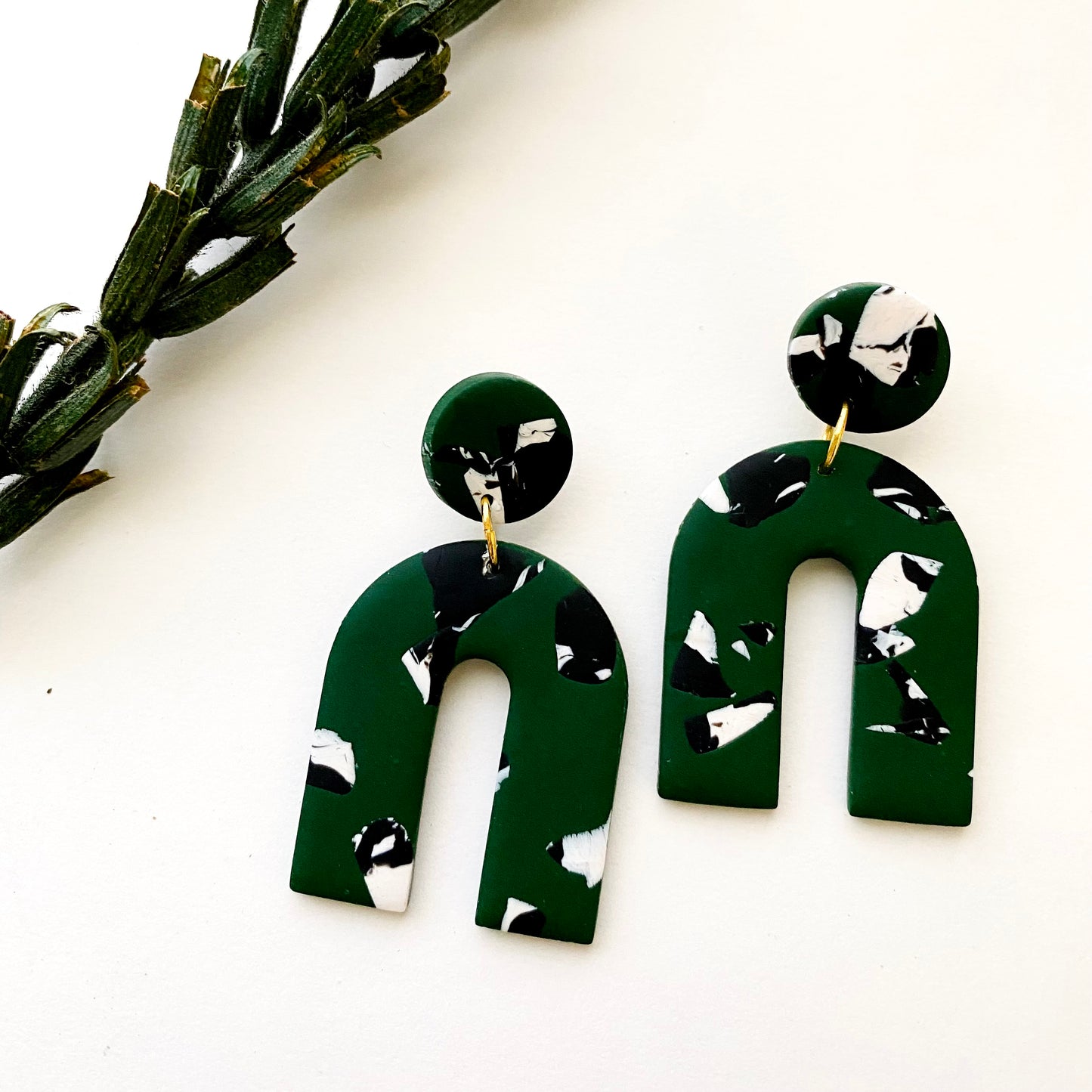 Arches // Dark Green Rho Print