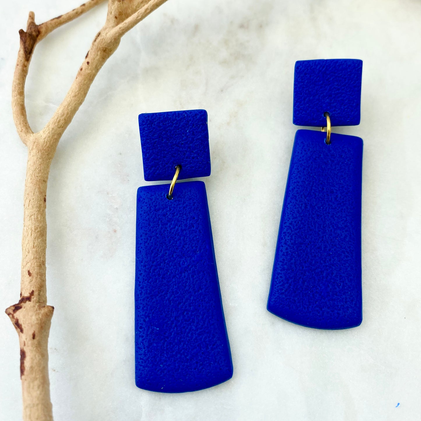 Ida // Cobalt Blue Textured