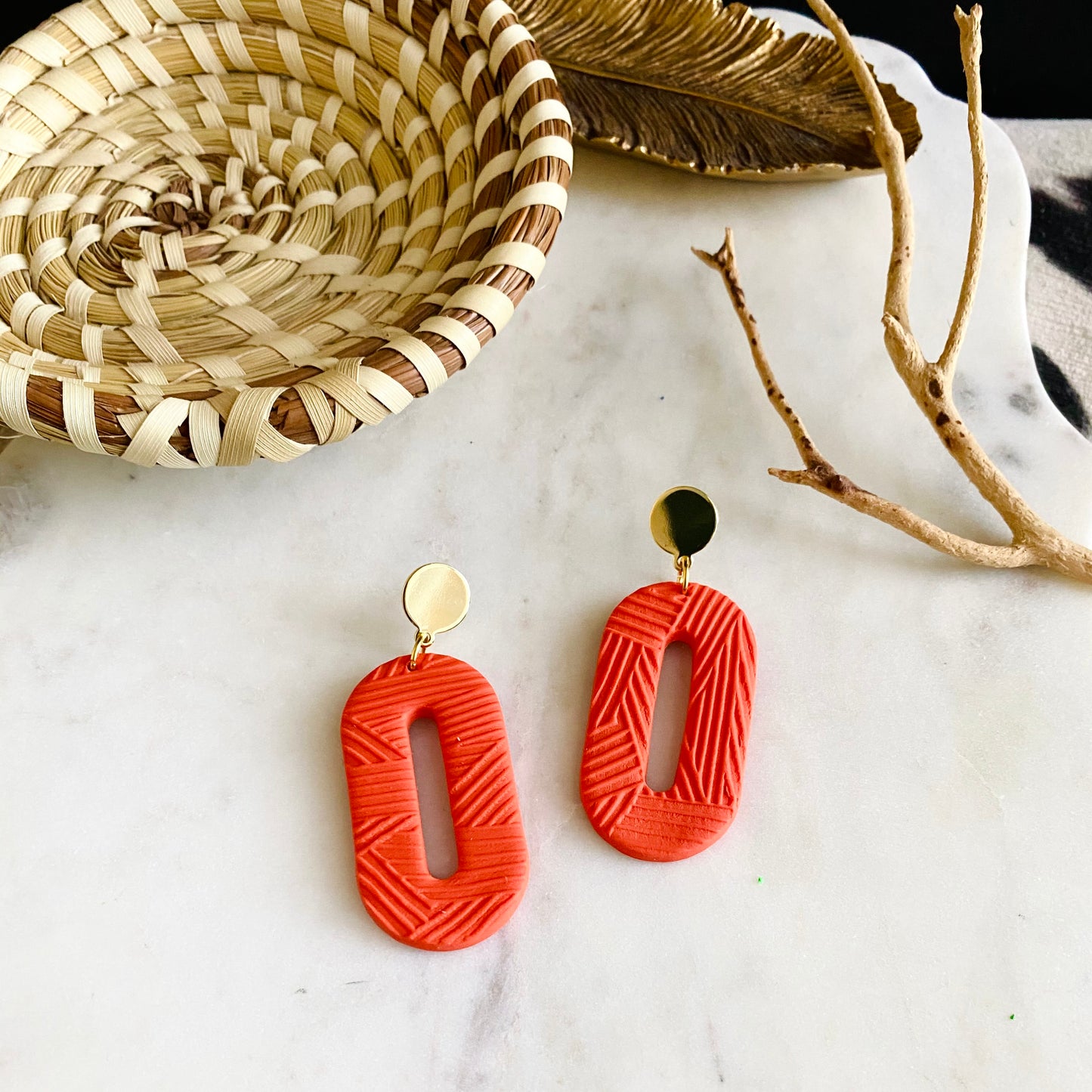 Olivia // Tangerine Textured