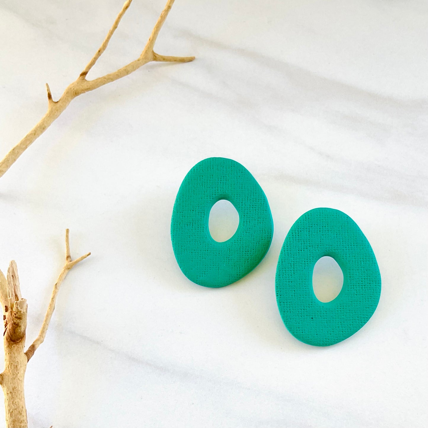 Dana // Dark Turquoise // Studs