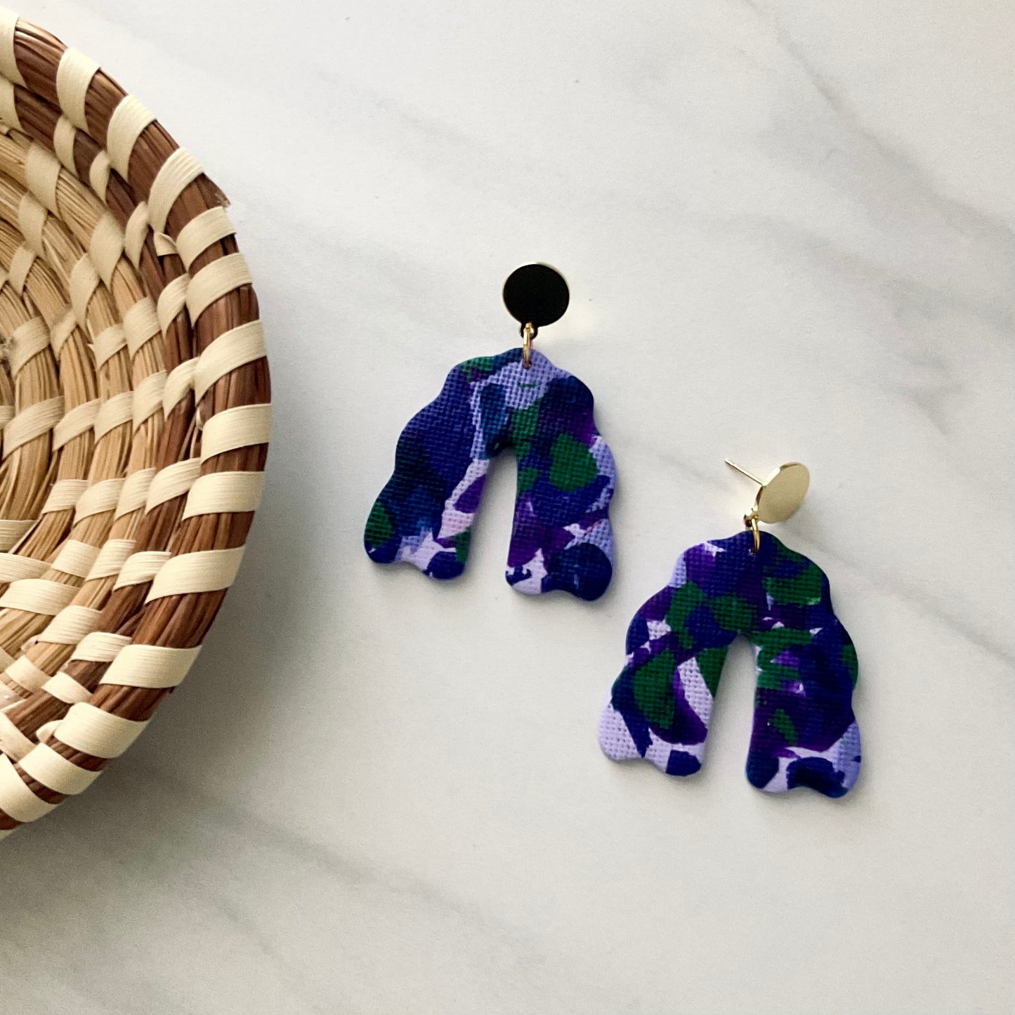 Pouf Arches // Vineyard Print