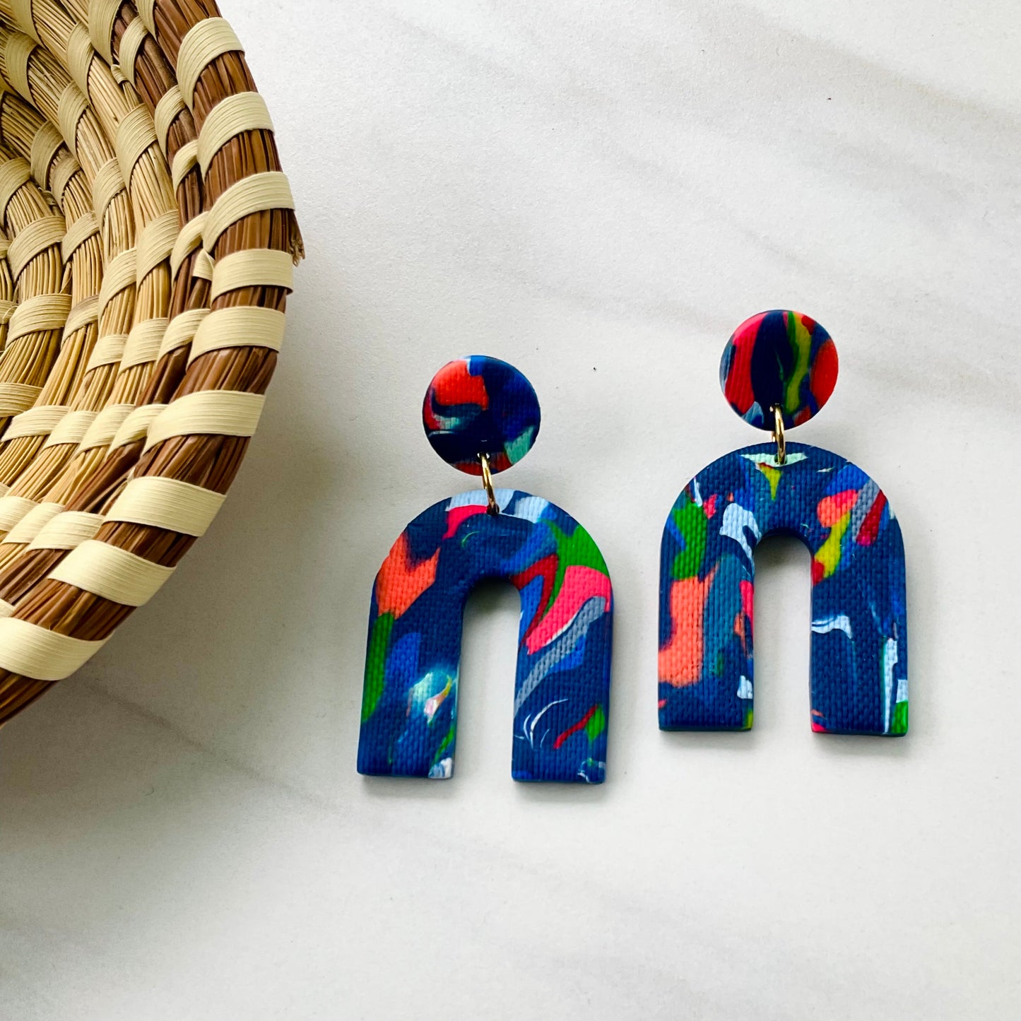 Montra Arches // Azure Circus Print