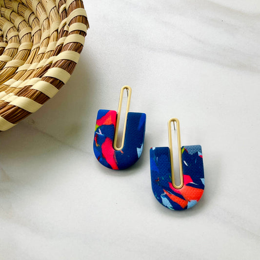 Gracie // Azure Circus Print (Gold)