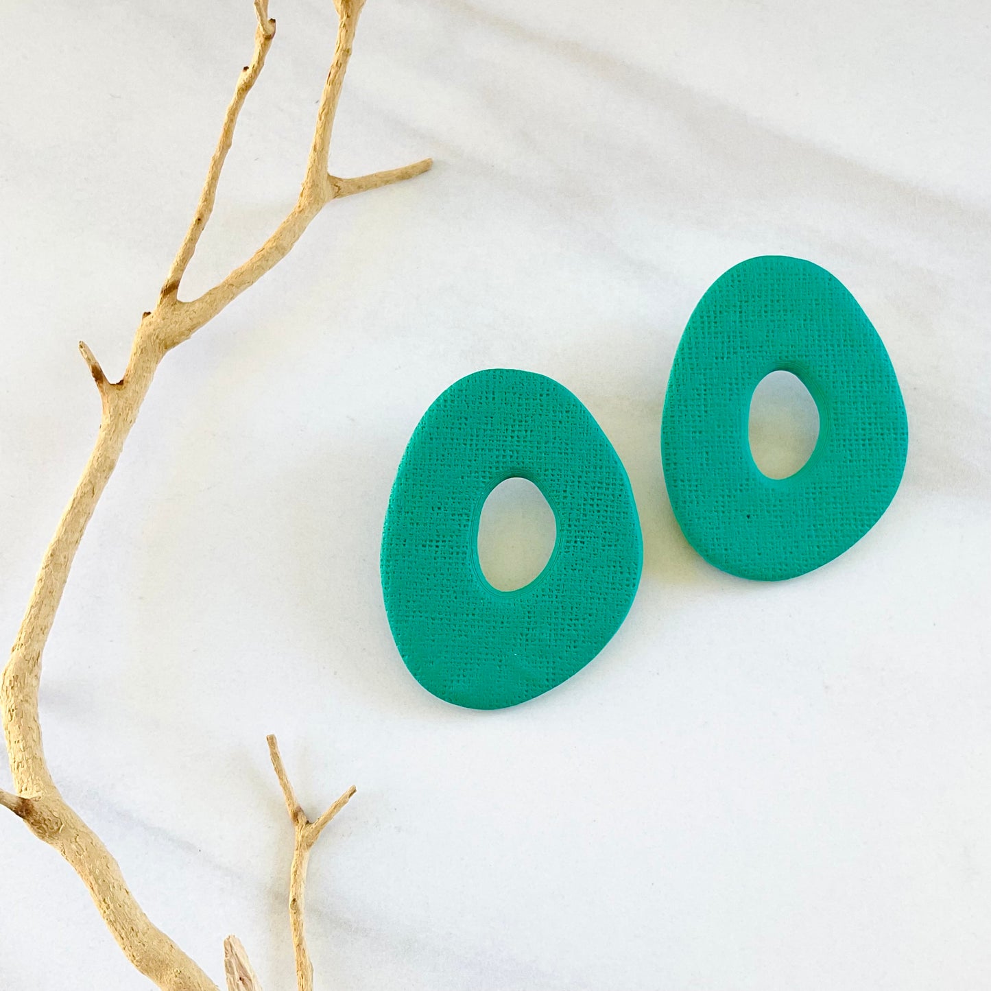 Dana // Dark Turquoise // Studs