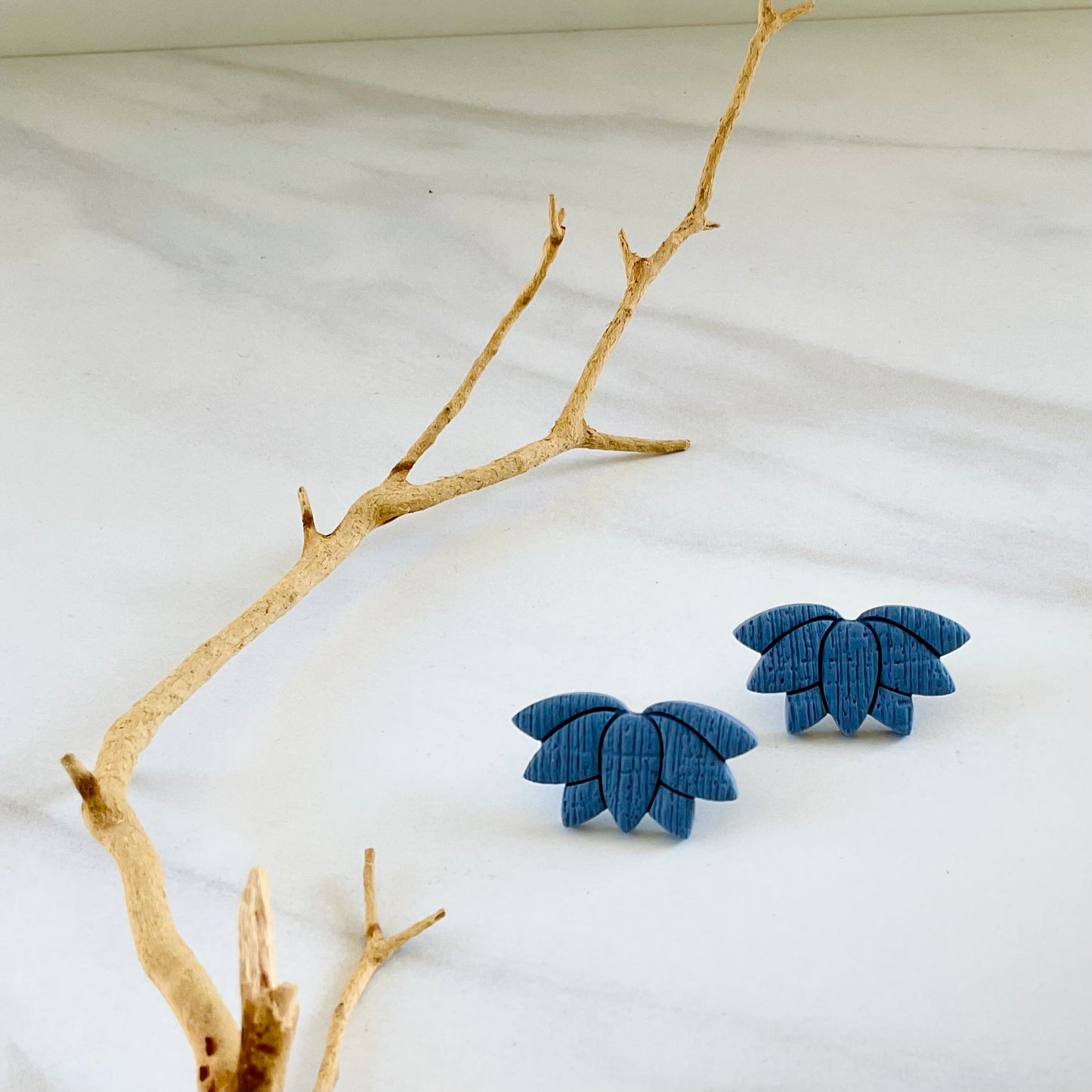 Bluestone Lotus Studs