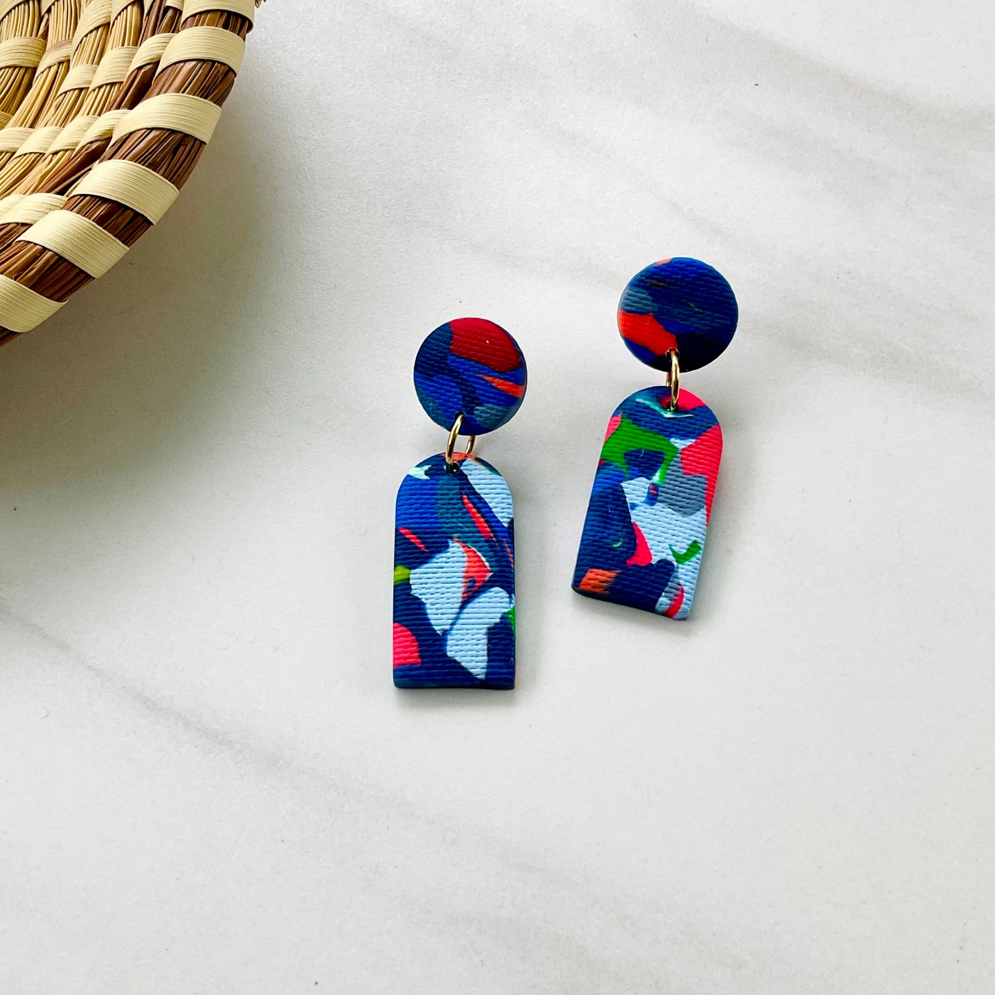 Irma // Azure Circus Print Textured