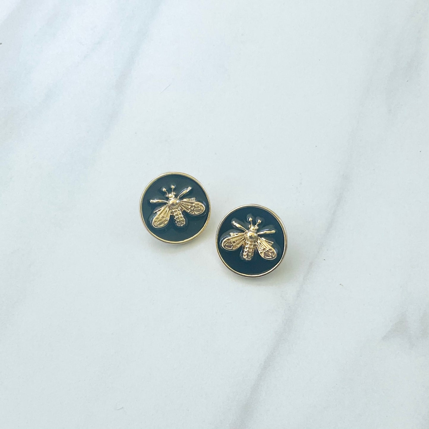 Black Bee Studs