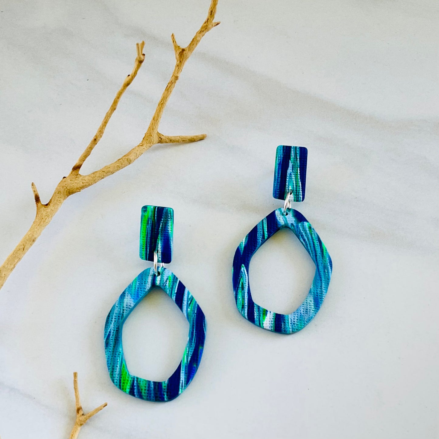 Nyla // Blue Print Textured