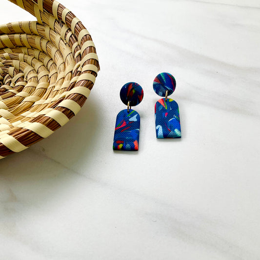 Irma // Azure Circus Print Textured