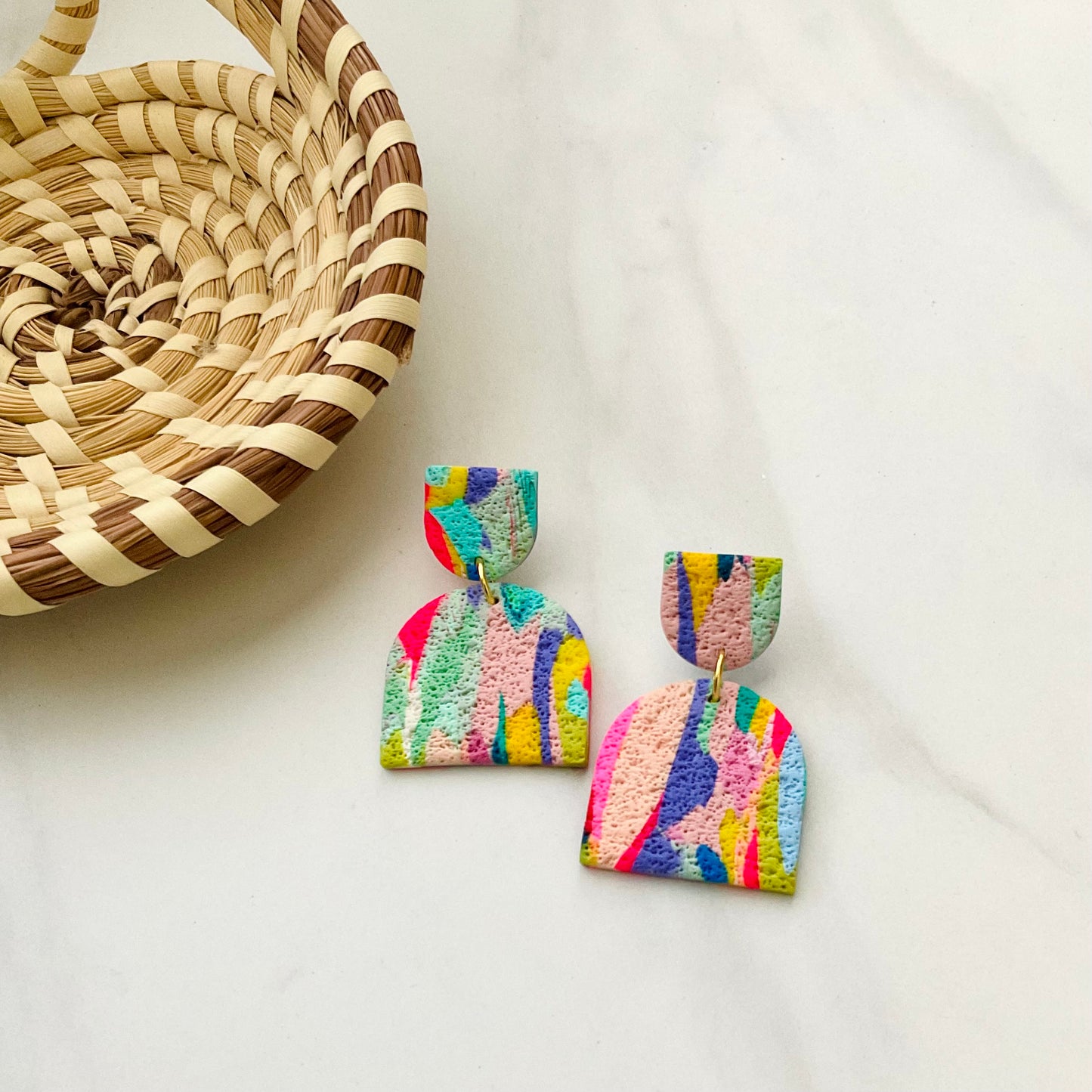 Emma // Summer Circus Print Textured