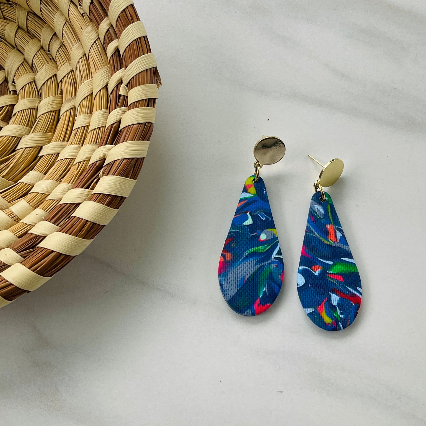 Teardrop // Azure Circus Print