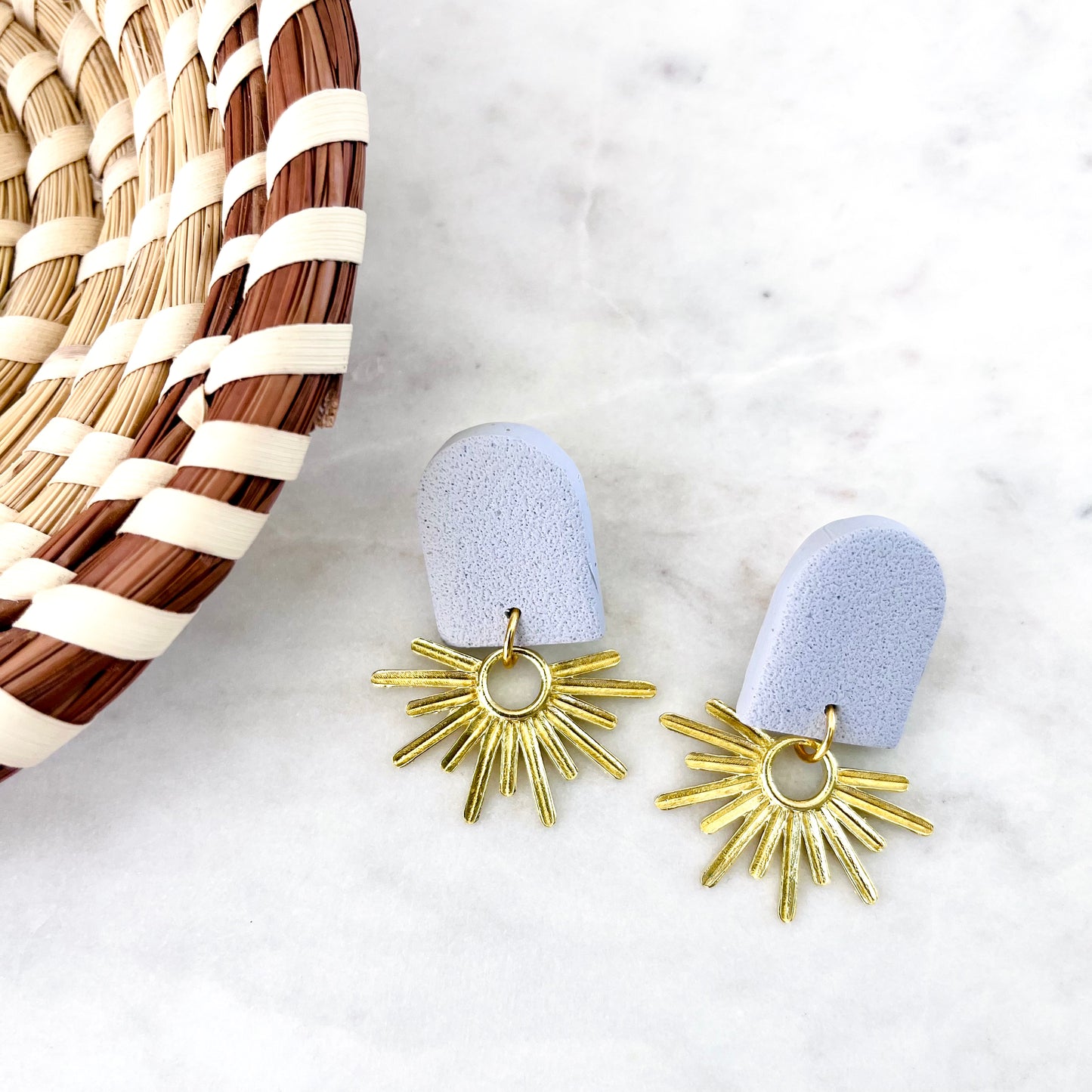 Gray + Brass Sunbeams