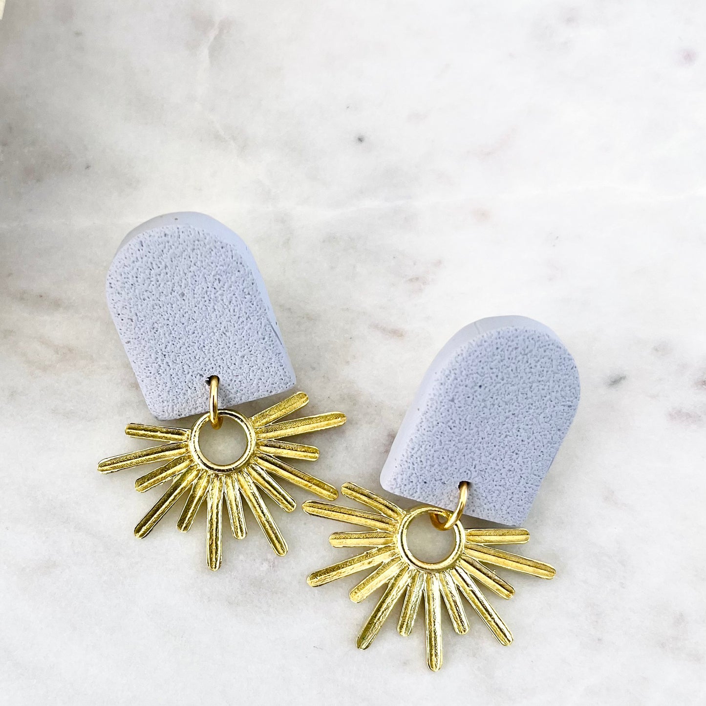Gray + Brass Sunbeams