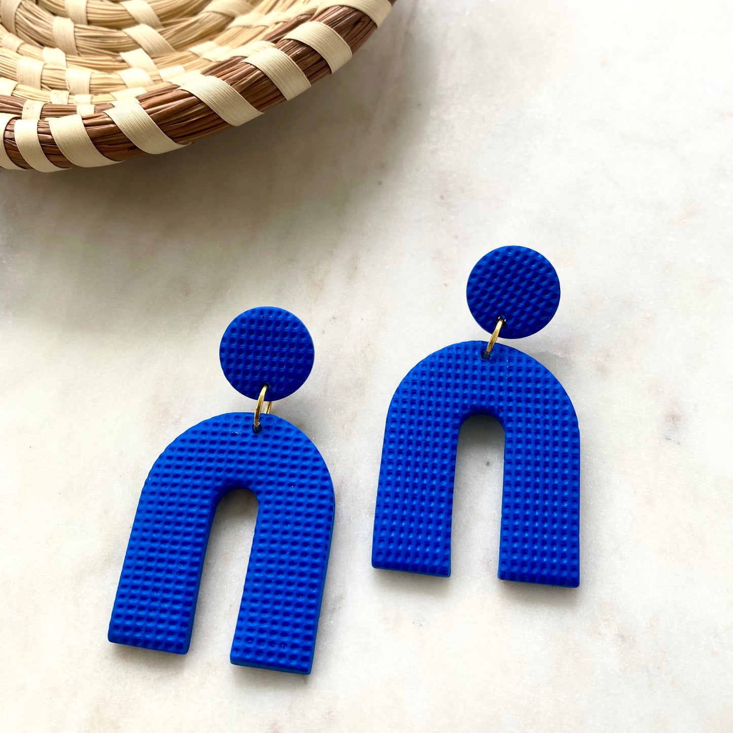 Arches // Royal Blue Textured
