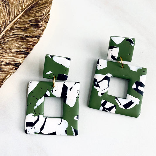 Ivy // Middleton Print Olive Green