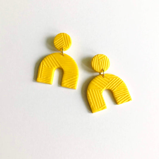 Wholesale Arches Yellow Textured